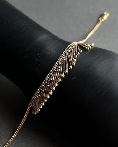 سوارة ذهب صافي مكس عيار 18 الوزن:4.2g