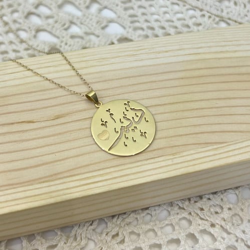 عقد ذهب عيار 18 (حسب طلب العميل) الوزن:2.9g