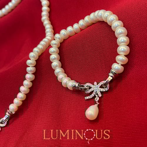 طقم الؤلؤ الفاخر