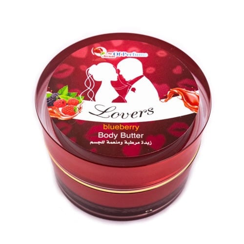 زبدة جسم بالتوت البري