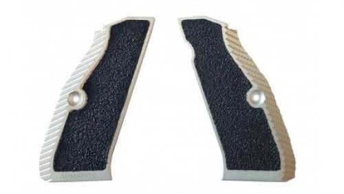 مقبض رياضي CZ SHADOW مقاس M اللون فضي