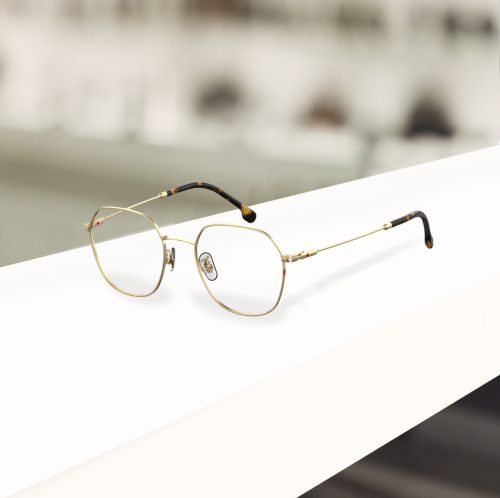 نظارة طبية كاريرا اطار ذهبي للجنسين