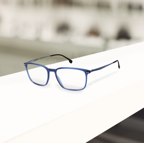نظاره طبية كاريرا رجالي إطار أزرق