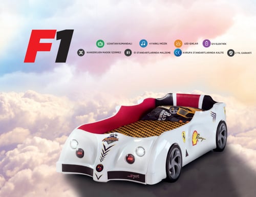 سرير سيارة الأبطال F1