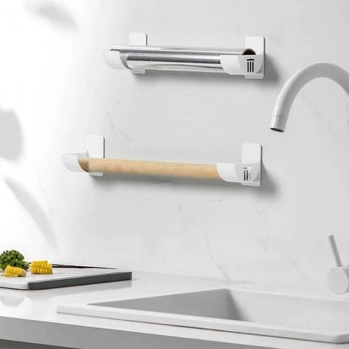 حامل موزع أكياس المهملات وحامل القصدير والنايلون م...