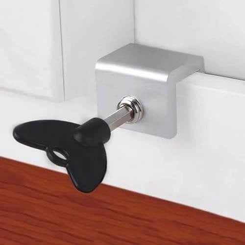 قفل امان للنوافذ والأبواب السحاب لتأمين ( قطعتين )...