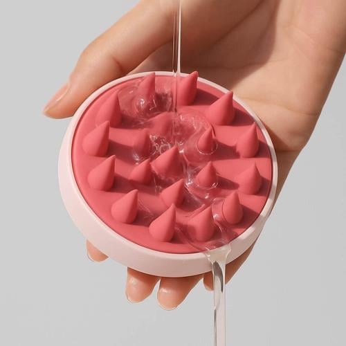 فرشاة تدليك فروة الرأس سيليكون للاستحمام وتنشيط ال...