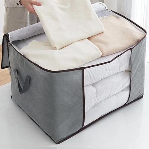 شنطة تخزين الملابس واللحافات قابلة للطي لتنظيم الت...