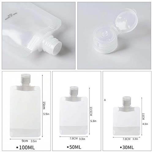 عبوات اكياس متنقلة للكريمات ومواد العناية الشخصية...