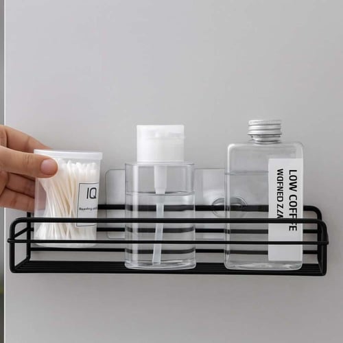 رف للحمام حديد عدد 1 رف للتخزين وترتيب أدوات العنا...