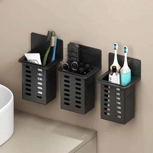 حامل فرش أسنان ومعجون جداري بلاستيك 1 قطعه سهل الت...