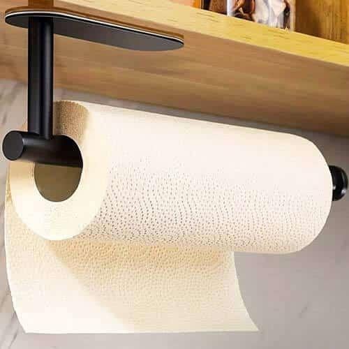 حامل مناديل رول كبير الومنيوم كروم مقاوم للصدأ لتن...