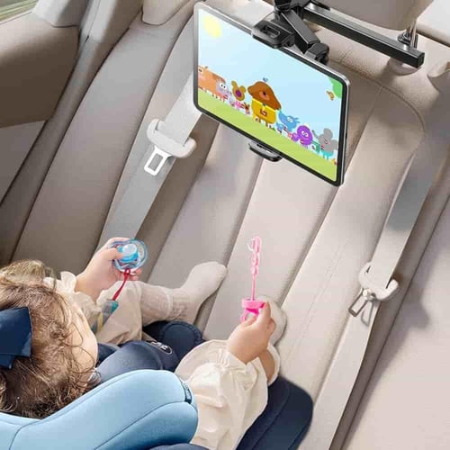 حامل ايباد للسياره تثبيت على مسند الرأس قابل للتكب...