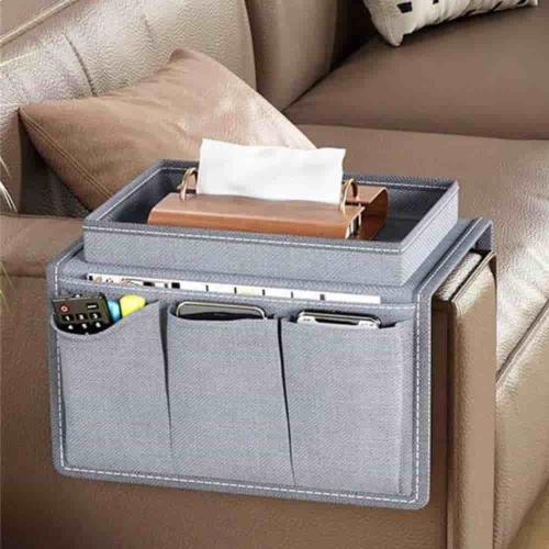 مسند ذراع الكنب منظم تخزين لترتيب ادوات الاستخدام...