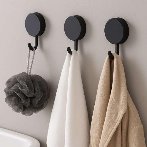 خطافات تعليق جدارية لاصقة 6 قطع سهلة التركيب بواسط...