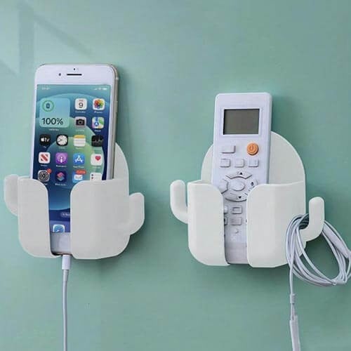 حامل جوال جداري لاصق سهل التثبيت بجانب فيش الكهربا...
