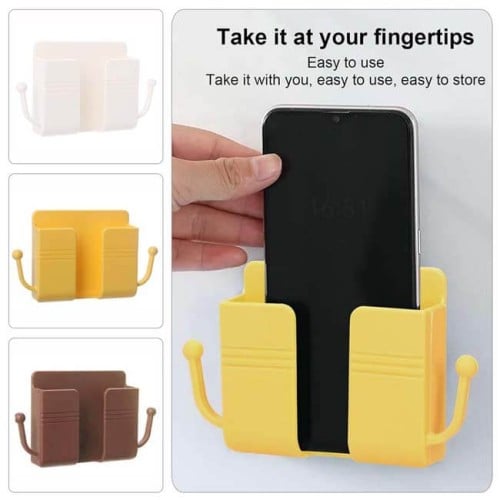 حامل الجوال الجداري 3 قطع سهل التثبيت بواسطة لاصق...