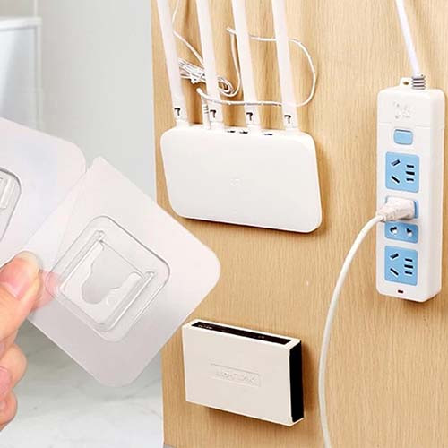 حامل جداري لاصق قطعتين لتعليق التوصيلة والأدوات ال...