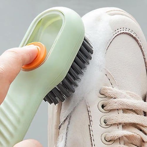 فرشاة تنظيف الأحذية والملابس مع موزع سائل التنظيف...
