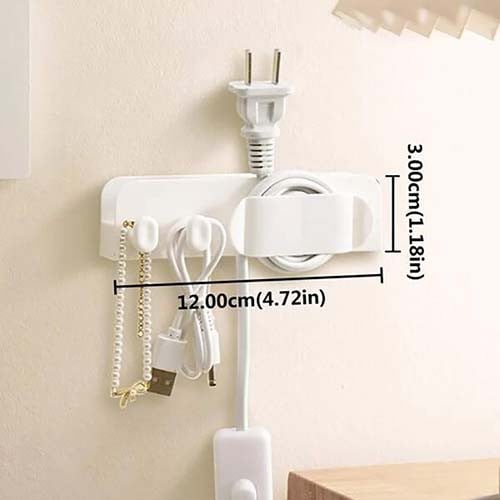 حامل جوال جداري لاصق ومنظم اسلاك مفيد لتسهيل شحن ا...