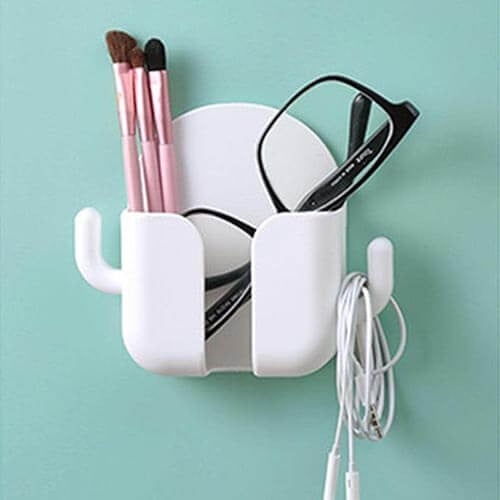 حامل جوال جداري لاصق سهل التثبيت بجانب فيش الكهربا...