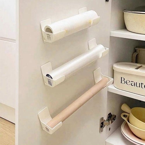 حامل موزع أكياس المهملات وحامل القصدير والنايلون م...