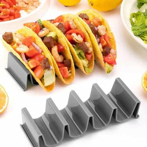 حامل التاكو بلاستيك 4 خانات لتوفير تقديم انيق