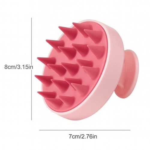 فرشاة تدليك فروة الرأس سيليكون للاستحمام وتنشيط ال...