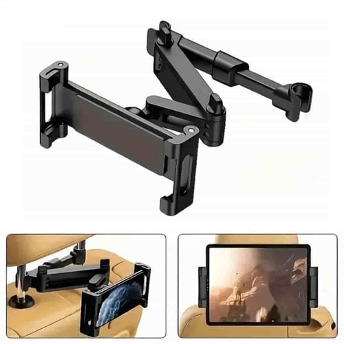 حامل ايباد للسياره تثبيت على مسند الرأس قابل للتكب...