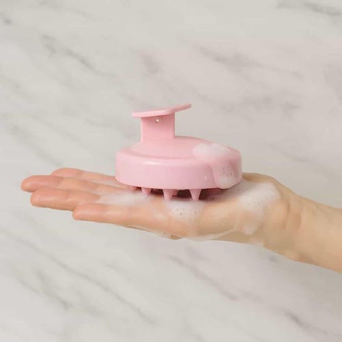 فرشاة تدليك فروة الرأس سيليكون للاستحمام وتنشيط ال...