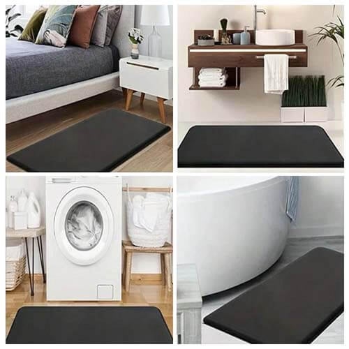 سجاد للحمام ضد الانزلاق مقاس كبير 80 سم، دعاسات حم...