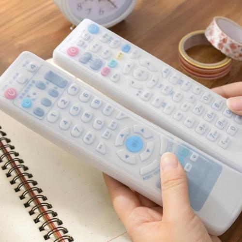 جراب ريموت سيليكون شفاف مرن قابل للتمديد حسب مقاس...