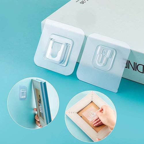 حامل جداري لاصق قطعتين لتعليق التوصيلة والأدوات ال...