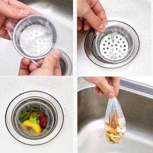 اكياس تصفية مغسلة المطبخ عبارة عن اكياس شبكية لتنق...