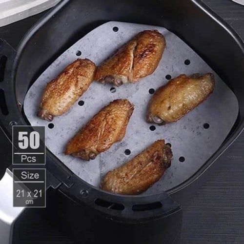 ورق زبدة للقلاية الهوائية 50 قطعه لتحضير المأكولات...