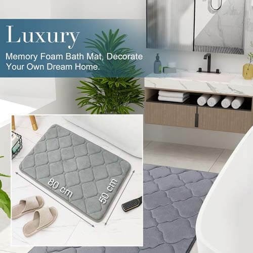 دعاسات الحمام ضد الانزلاق حجم كبير 80سم تتميز بنعو...