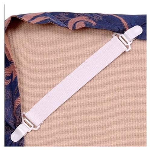 مثبت شرشف السرير مطاط 4 قطع لشد وترتيب أغطية السري...