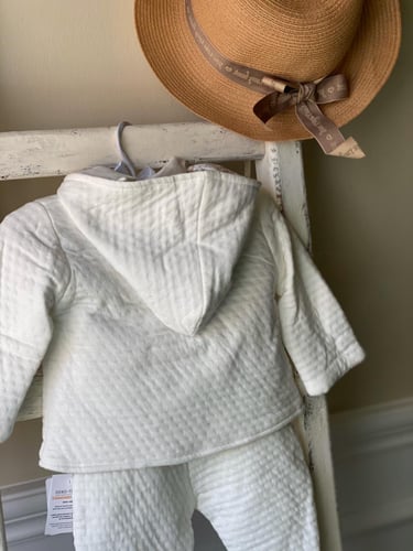 بدلة الشتاء الأنيقه للبنات ب اللون الأبيض ( مكونه...