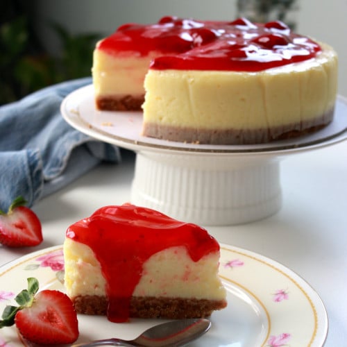 تشيز كيك الفراولة