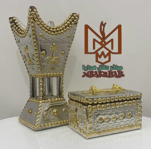 مبخرة حايلية | علبة عود | سيفين ونخلة