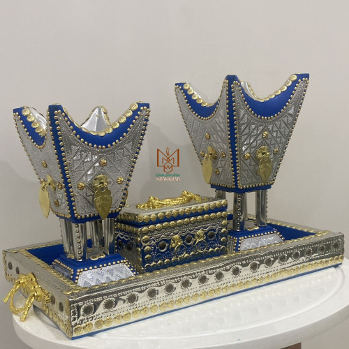 طقم مباخر ملكية | علبة عود | صينية