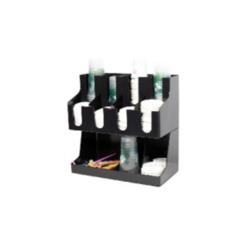 حامل اكواب ومناديل - اسود