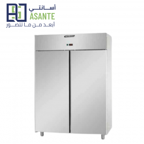 ثلاجة بابين استيل - سعة: 1400 لتر (موديل: AF14EKOM...