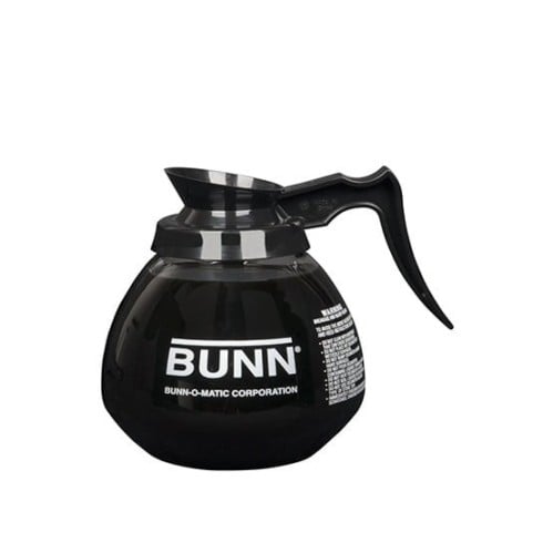 إبريق تحضير القهوة بزجاج ومقبض أسود