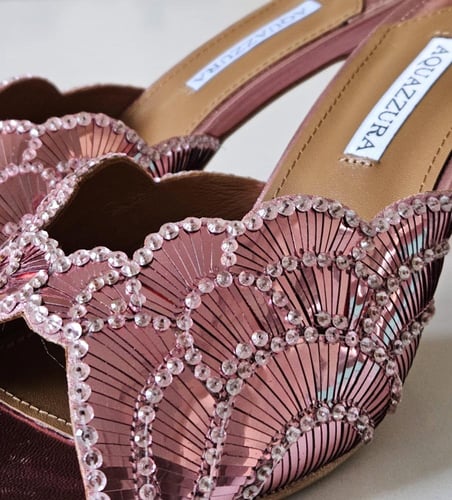 Aquazzura Tequila Mule Heels