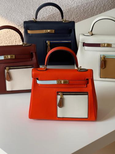 Hermès Kelly 25 Verso with Pockets