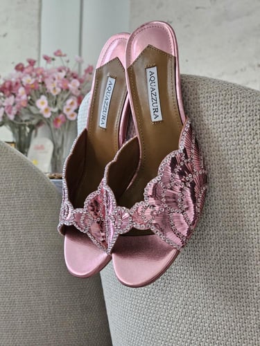 Aquazzura Tequila Mule Heels