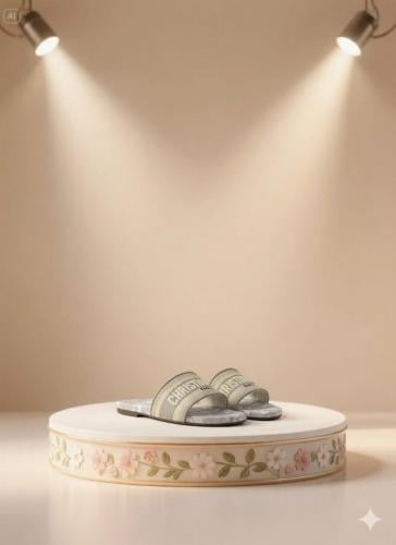 Dior Luxury Flat Slides