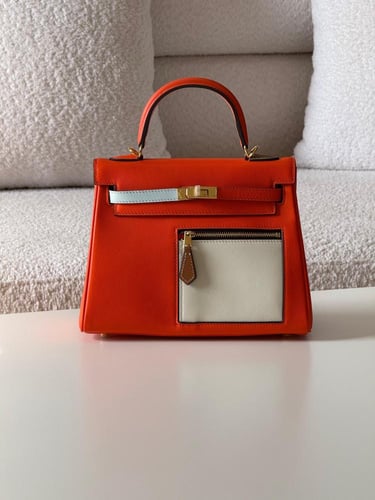 Hermès Kelly 25 Verso with Pockets