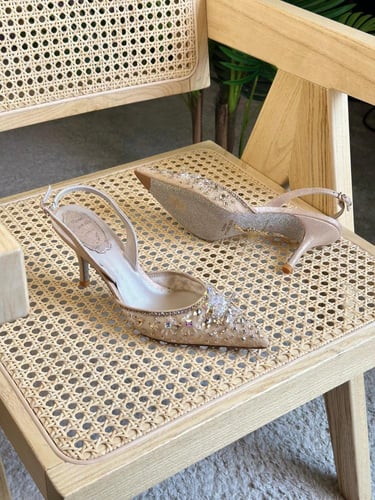 Rosie Cassini Crystal Mesh Heels